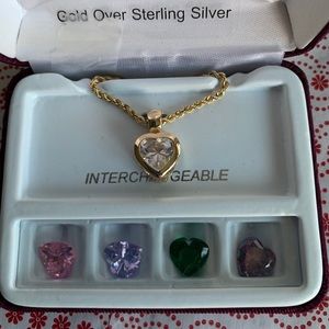 Beautiful changeable heart necklace